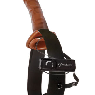 Chocolate 8″ Hollow Strap-on Dong product of purefuntoy