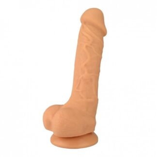 Premium Silicone Realistic Suction Flesh Cock 8 Inch Dildo product of purefuntoy