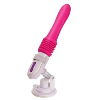 10 Speed Telescopic Vibration Dildo Sex Machine product of purefuntoy