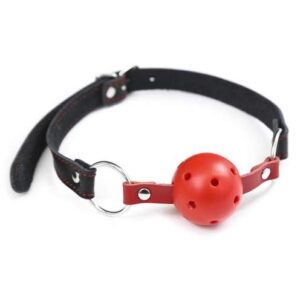 Bondage Red Mouth Ball Drooling Gags product of purefuntoy