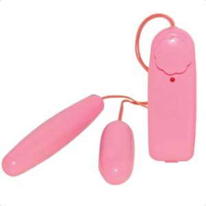 Double Jumping Egg Pink Bullet Vibrator Massager product of purefuntoy