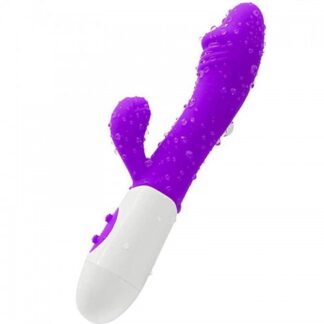 Dual Motor Fun Waterproof Mute Rabbit Vibrator Dildo product of purefuntoy