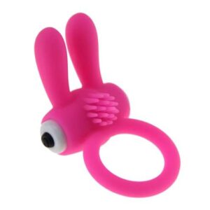 Erotic Massage Rabbit Cock Ring With Tickler product of purefuntoy