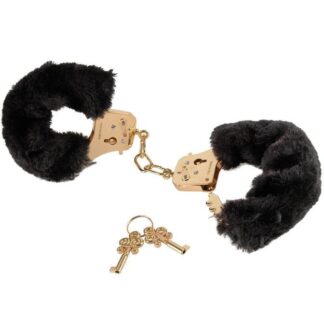 Fetish Fantasy Gold Luxury Furry HandCuffs product of purefuntoy