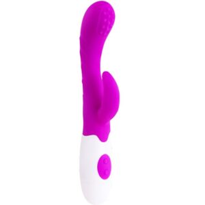 Pretty Love Rabbit Vibrator Dildo Purple product of purefuntoy