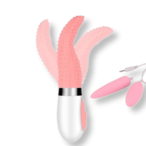 Super Dotted Tongue vibrator product of purefuntoy Super Dotted Tongue vibrator product of purefuntoy